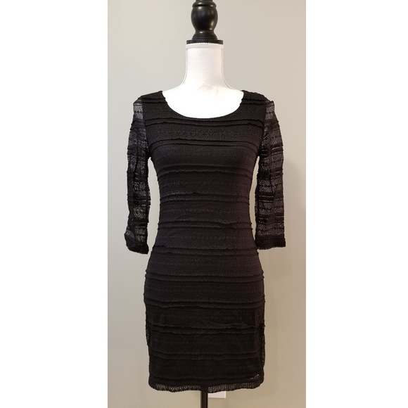 Forever 21 Black Lace Mini Dress - Picture 3 of 7